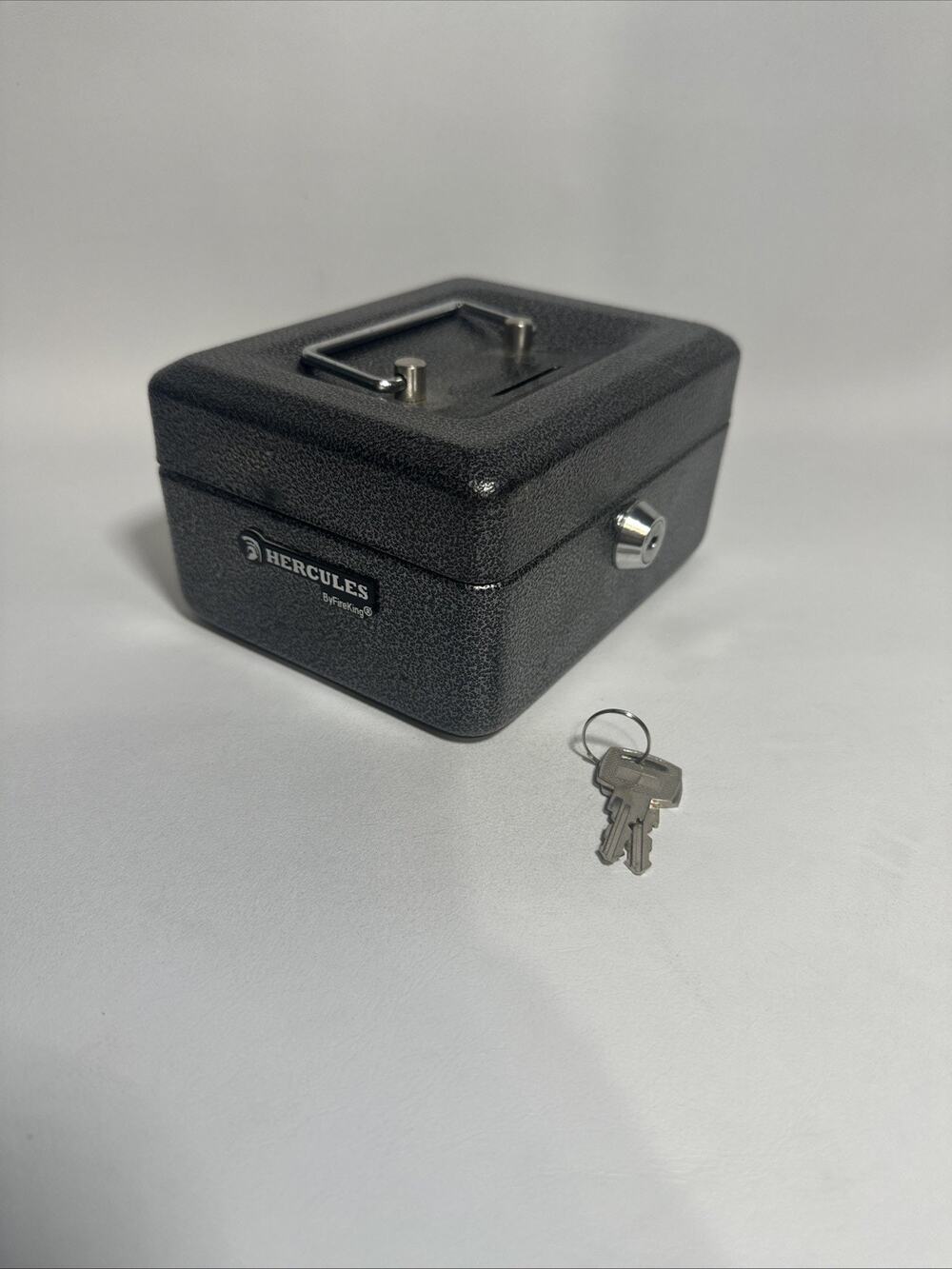 EUC Hercules by FireKing Lock Box 6”x3” with 2 keys